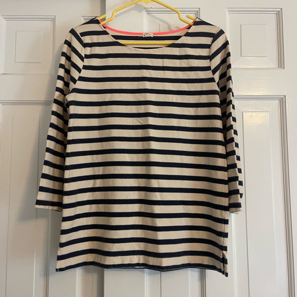 J. Crew Striped Blouse